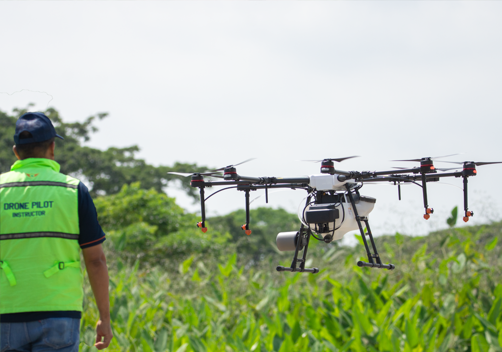 Agricultura de precisión con drone