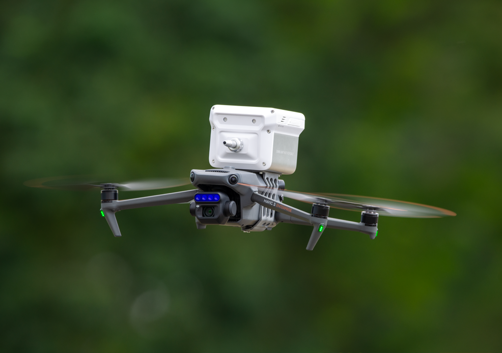Monitoreo multigases con drone